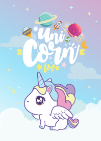 ยูนิคอร์น เลิฟกาแล็กซี่ สีดอกอัญชัน