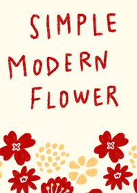 Simple modern flowers