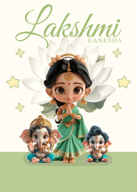 Lakshmi Ganesha Successfully Wealthy