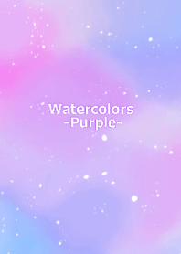 Watercolor -Purple-