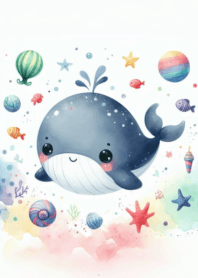 วาฬน้อย สดใส น่ารัก n.11