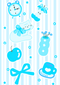Cute cat day (Blue)