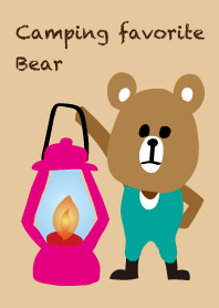 I love camping! Camp bear