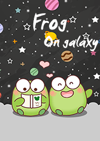 Frog on galaxy.