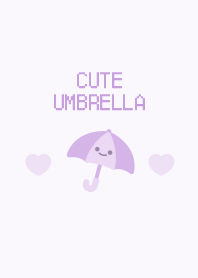 Cute umbrella simple2 Purple