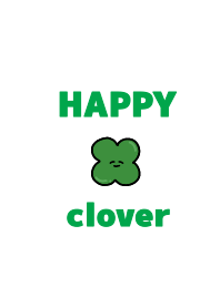 happy four leaf clover(JP)green