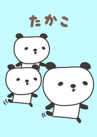 Cute panda theme for Takako