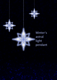 Winter's astral light pendant