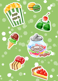 Favorite sweets! -dusty green-