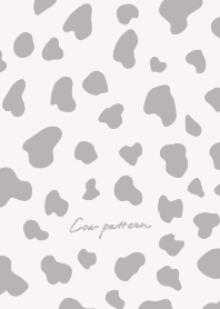 Cow pattern -light beige
