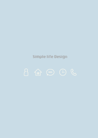 Simple life design -summer blue4-