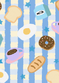 Breakfast version blue