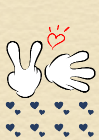 love pair theme hand 2