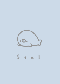 Yuru Seal /pale blue WH