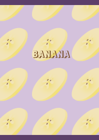 Banana slices2 on purple