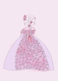 pink flower princess