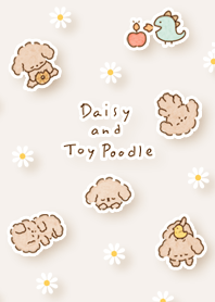 brown Daisy and Toy Poodle 02_2