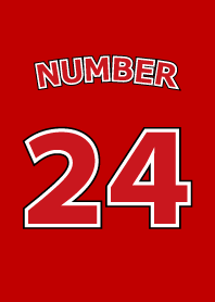 Number 24 red version