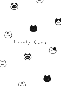 หน้าแมว : black white