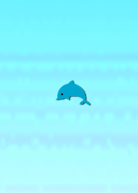 Simple dolphin icon 6