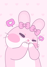 Lovely Pink Rabbit
