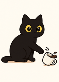 Mischievous Black Cat