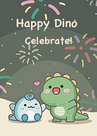 Happy Dino celebrate!