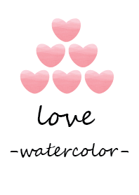 Love is everywhere! -watercolor-