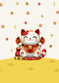 Lucky cat brings good luck