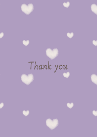 Thank you [Heart] (Purple)