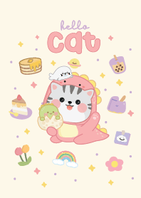 แมวไดโนน่ารัก!