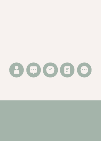 シンプル（beige green))V.164