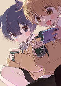 Boy of a black cat (M/A Theme!)