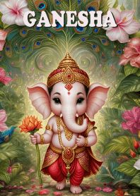Ganesha: Rich and prosperous,