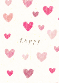 Pretty heart watercolor18 from Japan