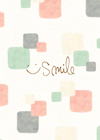 Watercolor square2 smile2 from Japan