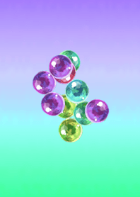 カラフルビー玉パープルピンク