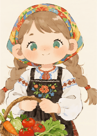 Sweet Village Tales (Beige)