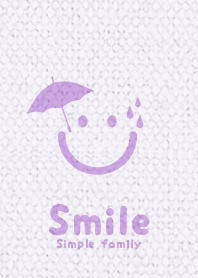 Smile Umbrella ver_Purple2