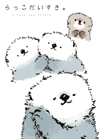 I love sea otters
