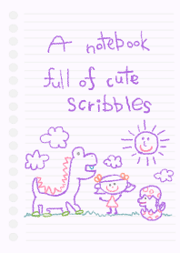 A notebook full of cute scribbles 16