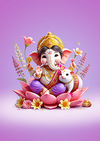 พระพิฆเนศและหนูมุสิกะประจำวันเสาร์