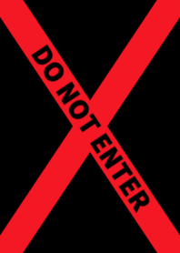 DO NOT ENTER [RED]
