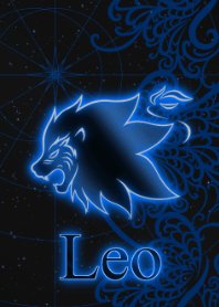 leão azul