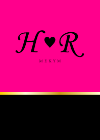 INITIAL -H&R- Pink