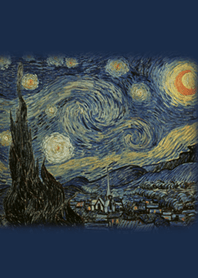The starry night(Painting)