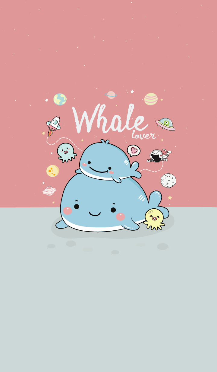 Whale lover on space.