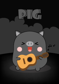 หมูดำสุดน่ารัก กวนๆ