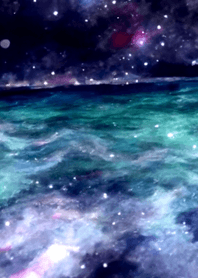 月の夜 夜の海 #4_69。