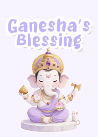 พระพิฆเนศ สมหวัง ความรักและโชคลาภ (ม่วง)